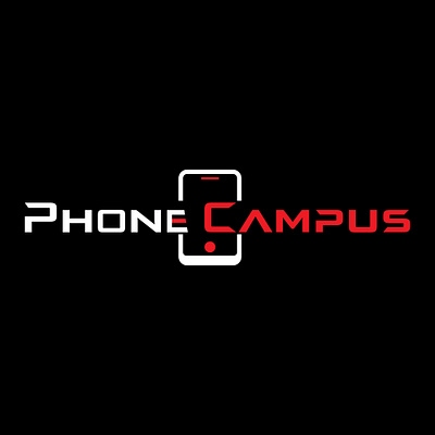 Logo for PHONE CAMPUS shop design graphic design illustration logo logo design shop t shirt typography vector