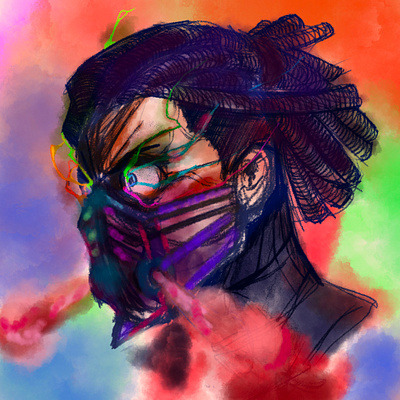 Vent character art comics darth maul design digital art graphic design illustration logo ui
