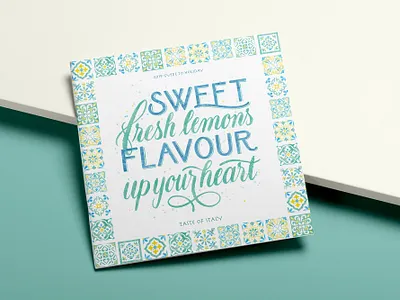 Mediterranean cover concept brochure concept cover design design concept draw letters graphic design graphic design illustration lettering lettering art letters