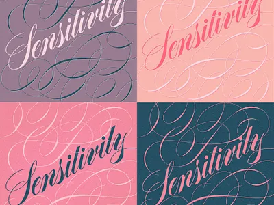 Sensitivity calligraphy design draw letters graphic design lettering lettering art letters sensitivity