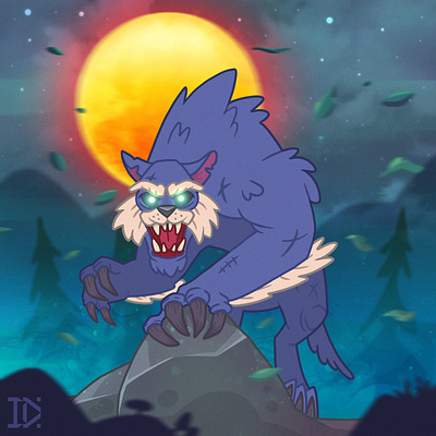 Werewolf • Bestiarium art character creature illustration
