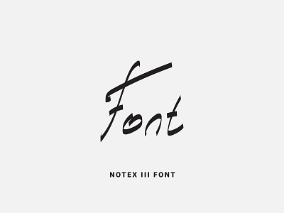 NotEx-III Font design font font design fonts fontself handwritten illustration lettering logo ochakov ovtype script type typeface typography