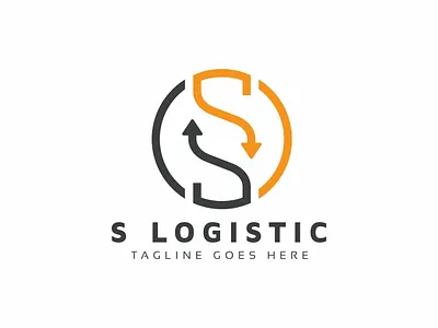 S Letter Logistic Logo multiple