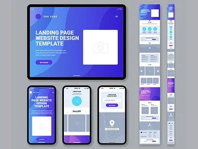 Web Design: Landing Page artist branding design designer graphic design illustration landing page logo logo design typography ui ux vector web design web designer web development website