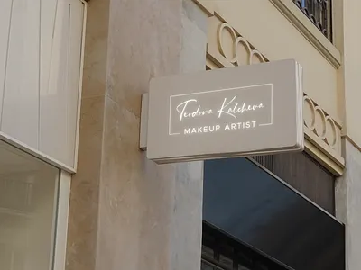 Logo and Brand Identity of make-up artist Teodora Kalcheva-Varna app branding design flat graphic design illustration logo minimal typography vector web