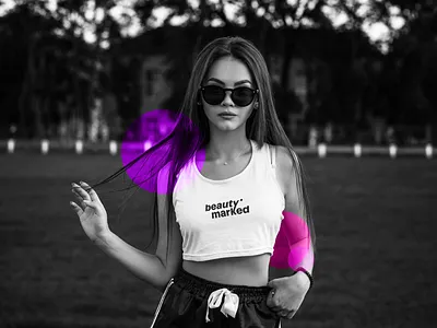 beauty marked * beauty boutique branding design fashion handlettering identity illustration industry lettering logo makeup minimal sharp typography women