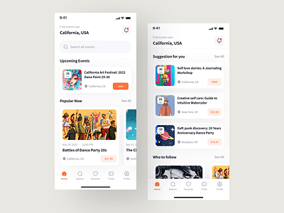 Evenline - Event Booking App UI Kit animation book booking concert design event events ios live mobile mobile design music ui ui8 uidesign uikit uiux ux uxdesign venue