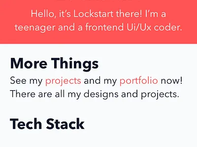 Website (phone version) branding ui