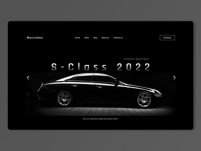 Branded Car Landing page design ui ui design uiux user interface website