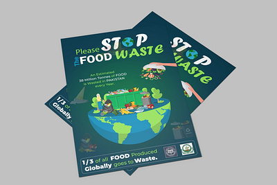 INTERNATIONAL FOOD DAY FLYER DESIGN literature design standee