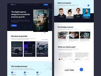 Design2dev.io - Agency Website agency agency website best dribbble shot homepage minimal design software company software design templete theme design ui ui design ux web design web templete website website design