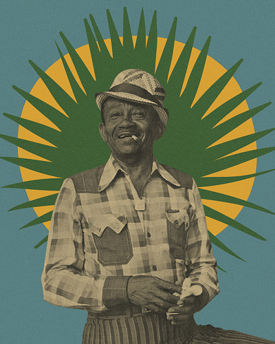 jackson do pandeiro collage brazilian collage colors design forró icon music texture