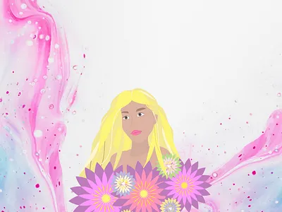 Illustration ''Blooming soul' design graphic design illustration ui vector