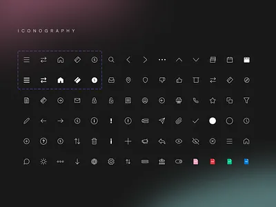 Pyrofex & Silvermint Iconography branding branding system design iconography icons illustration logo ui design vector