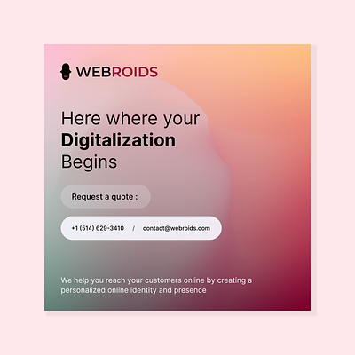 _WEBROIDS Social media identity design social media