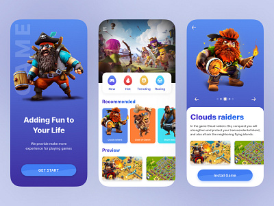 Game Store App 3d games cartoon cartoon ui cartoons free free ui freebie game game app game store app game stream game ui game xd games gaming store stream stream ui streaming ui