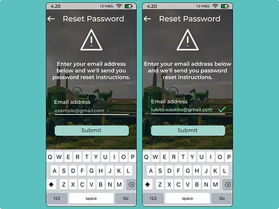 Tanigo Apps - Reset Password application branding confirm create create new password design e commerce email email address graphic design illustration new password password recovery password reset password ui uiux ux