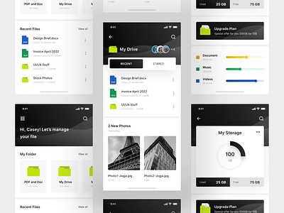 Fileo - File Manager Apps app design file file explorer file management file manager file sharing files folder folder design mobile mobile app design mobile design mobile ui ui uidesign uiux userinterface ux design website