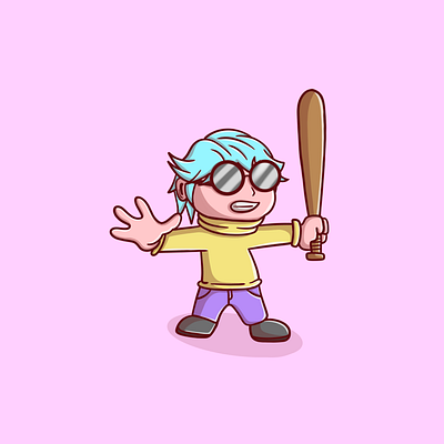 Cute Baseball illustration 3d animation baseball branding characterdesign design graphic design illustration illustration art illustrator ilustration logo mascot motion graphics ui vector art vector face vector illustration