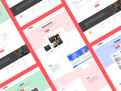 Marketing Website - Visibly.io design graphic design ui ux visibly website