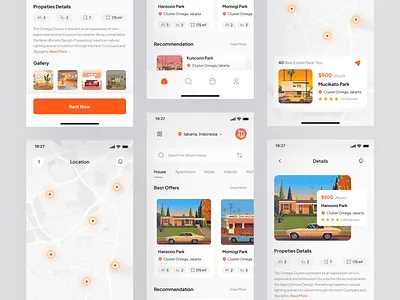 Real Estate Mobile App Design booking design design real estate house illustration mobile mobile app mobile design real estate real estate design real estate design app real estate mobile rent ui uidesign uiux uiuxdesign