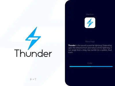 Thunder creative logo design electric logo electricity logo gaming logo graphic design logo logo design minimal minimal logo minimalist logo ui ux