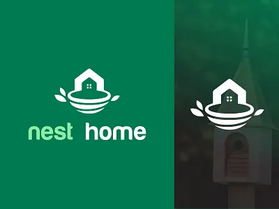 Nest Home logo app icon best logo designer brand identity creative logo flat logo home logo logo logo and branding logo design minimal logo modern logo nest home logo nest logo symbol