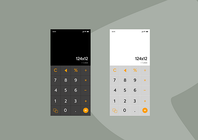 Daily UI 004 - Calculator app branding ui ux