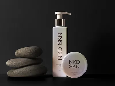 Packaging design for NKD SKN | Modern branding design brand identity design branding branding design designlogo freelance logo designer freelancer graphic design graphics desgnerr illustrator logo minimalist logo modern logo packaging design skincare branding