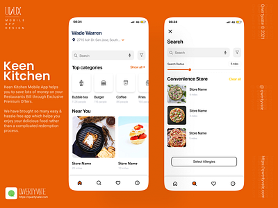 Keen Kitchen app art design graphic design illustration logo ui ux