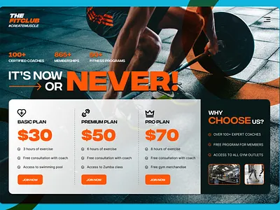Gym Membership Page. design figma interface research ui ui design ux web