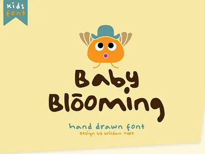 Baby Blooming display font