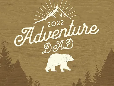 Adventure dad design graphic design illustration t shirt typography