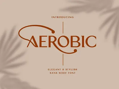 Aerobic sans serif