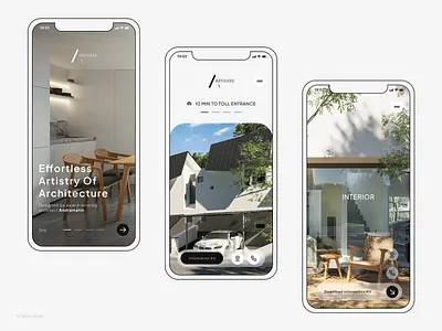 Reside (Real Estate / Property) - Mobile App app branding graphic design home house logo mobile property realestate ui