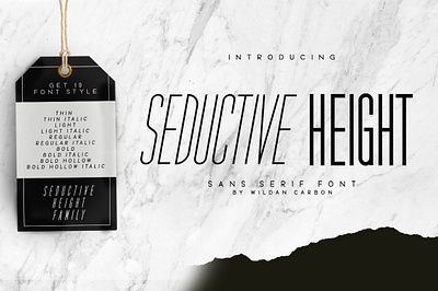 Seductive Height sans serif