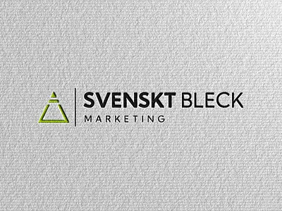 Logo Design for Marketing Agency - Svenskt Bleck branding design graphic design green logo illustration logo logo design marketing marketing agency marketing logo typography