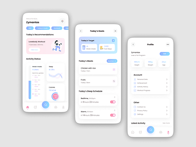 Fitness App UI app design fitness fitness app fitness app ui fitness mobile app fitness mobile app ui mobile app mobile ui sport app sport mobile app sports app ui sports fitness app ui