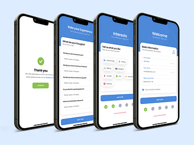 Form Wizard | Azures Mobile - Mobile Kit & PWA Template android app app template article card based layout design form form design form wizard input field design input fields ios iphone mobile modern app design pwa sidebar template ui web app design