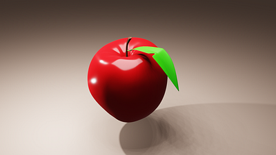 3D Apple Model 3d 3d model animation apple asset blender cartoonist design freash fruits game assets graphic design healthy illustration motion graphics newton red render season