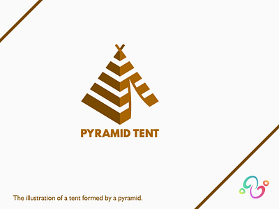 Pyramid Tent Logo bonfire brand design brand designer camp camping egypt logo design logo designer logo for sale logo idea logo inspiration logomark logotype mummy outdoor pharaoh pyramid sphinx tent zzoe iggi