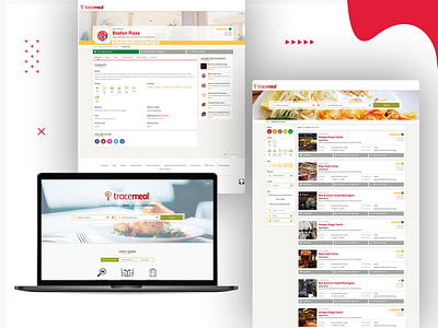 Tracemeal design logo ui ux