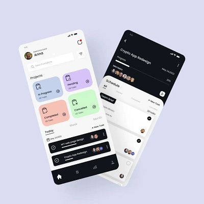 Project manager app app branding design graphic design illustration logo typography ui ux vector