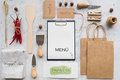 Papatya Restaurant Branding branding design graphic design logo