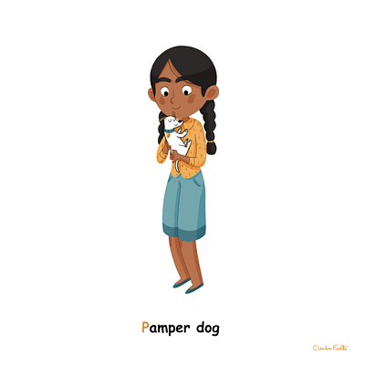 Pamper Dog 🐶 branding children book illustration design digital illustration illustration illustrations kids art kids illustration