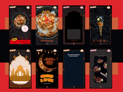 Sate Taichan Uncle Katsu - Motion Graphic animation branding design graphic design illustration instagram instagram stories logo mascot motion graphics ui ux vector