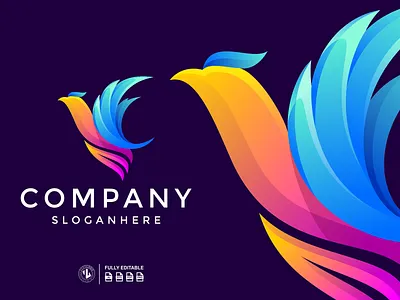 Gradient Eagle Logo colorful design dribble eagle gradient ideas illustration instagram logo logoinspirations logos vector zerologicstudio