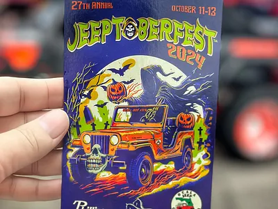 Jeeptoberfest 2024 event branding halloween jeep jeep event jeeptoberfest wrangler
