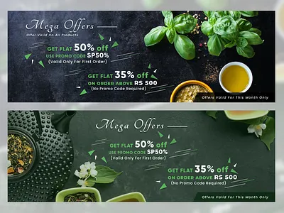 Banner Design for a Herbal Product Seller ayurveda banner branding code coupon design ecommerce figma graphic design herbal hero banner medical off offer photoshop products sale sale banner ui