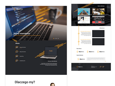 SliceWeb - Website agency graphic design ui